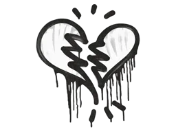 Sealed Graffiti | Broken Heart (Bazooka Pink)