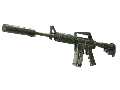 M4A1-S | Moss Quartz (Battle-Scarred)