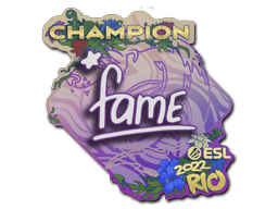 Sticker | fame (Champion) | Rio 2022
