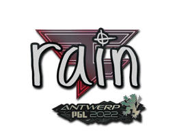 Sticker | rain | Antwerp 2022