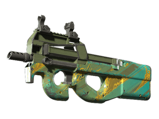 P90 | Mustard Gas (Well-Worn)