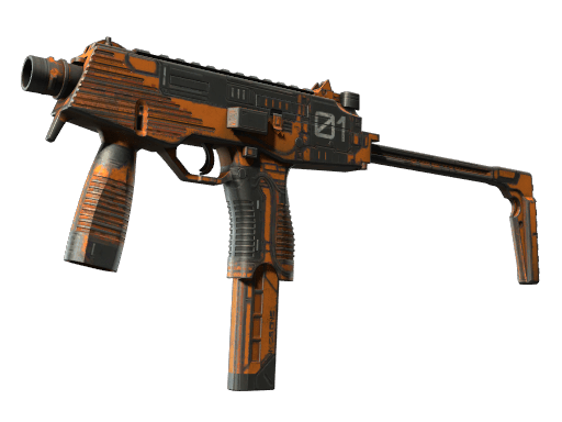 StatTrak™ MP9 | Modest Threat (Well-Worn)