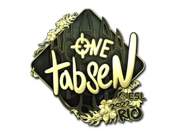 Sticker | tabseN (Gold) | Rio 2022