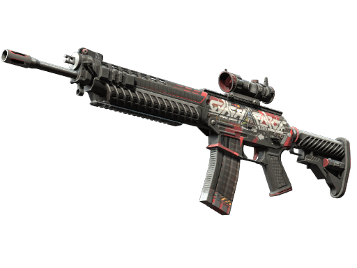 StatTrak™ SG 553 | Cyberforce (Well-Worn)