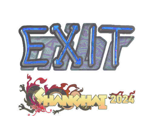Sticker | exit (Holo) | Shanghai 2024