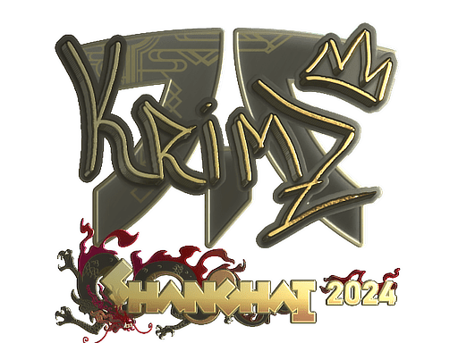 Sticker | KRIMZ (Gold) | Shanghai 2024
