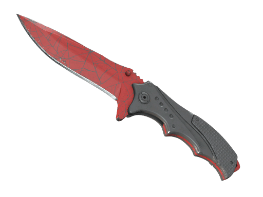 ★ Nomad Knife | Crimson Web (Well-Worn)