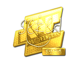 Sticker | seized (Gold) | Atlanta 2017