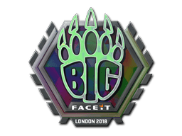Sticker | BIG (Holo) | London 2018