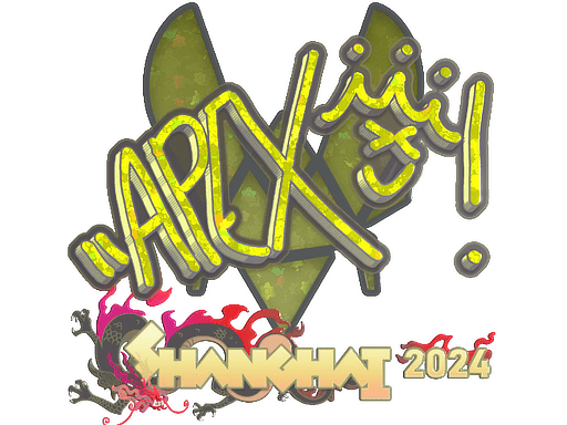 Sticker | apEX (Glitter) | Shanghai 2024