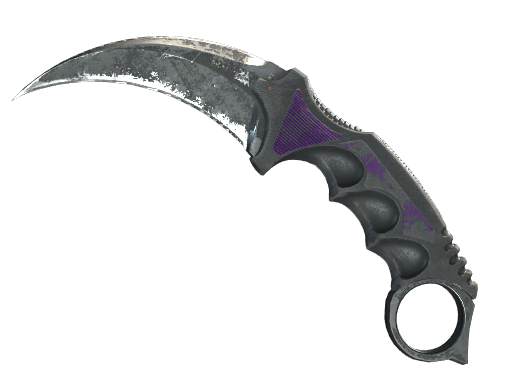 ★ StatTrak™ Karambit | Ultraviolet (Battle-Scarred)