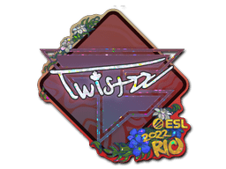 Sticker | Twistzz (Glitter) | Rio 2022