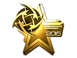 Sticker | Ninjas in Pyjamas (Gold) | Cluj-Napoca 2015
