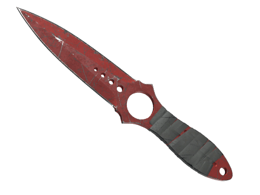 ★ Skeleton Knife | Crimson Web (Battle-Scarred)