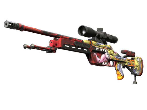 StatTrak™ SSG 08 | Bloodshot (Minimal Wear)