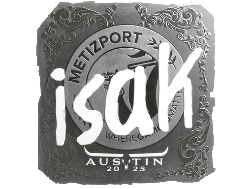 Sticker | isak (Foil) | Austin 2025