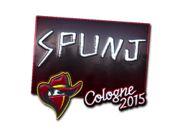 Sticker | SPUNJ (Foil) | Cologne 2015