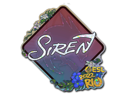Sticker | S1ren (Glitter) | Rio 2022