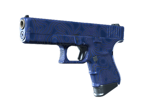 Glock-18 | Ocean Topo (Minimal Wear)