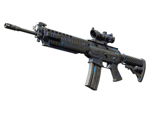 StatTrak™ SG 553 | Aloha (Battle-Scarred)