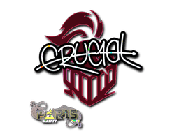 Sticker | CRUC1AL (Glitter) | Paris 2023