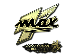 Sticker | max (Gold) | Antwerp 2022