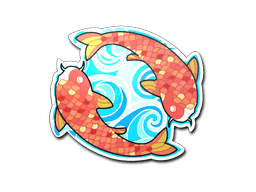 Sticker | Twin Koi