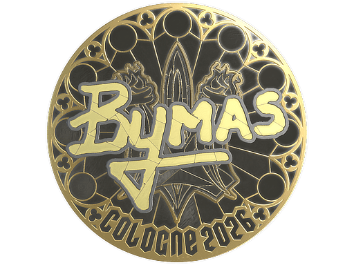 Sticker | Bymas (Gold) | Cologne 2026
