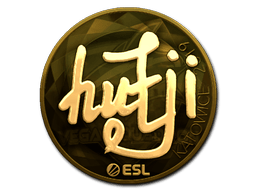 Sticker | hutji (Gold) | Katowice 2019