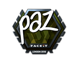 Sticker | paz (Foil) | London 2018