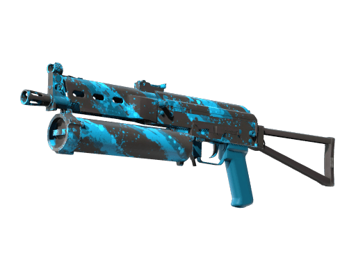 StatTrak™ PP-Bizon | Blue Streak (Minimal Wear)