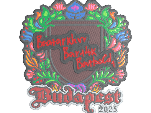 Sticker | Bart4k (Embroidered) | Budapest 2025