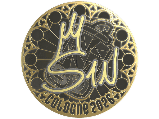Sticker | s1n (Gold) | Cologne 2026