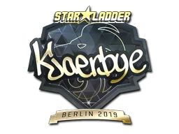 Sticker | Kjaerbye (Gold) | Berlin 2019
