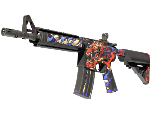 M4A4 | 龍王 (Battle-Scarred)