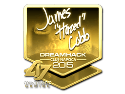 Sticker | hazed (Gold) | Cluj-Napoca 2015