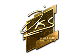 Sticker | jks (Gold) | Boston 2018