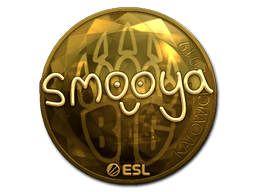 Sticker | smooya (Gold) | Katowice 2019