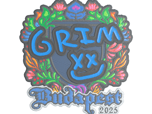 Sticker | Grim (Embroidered) | Budapest 2025