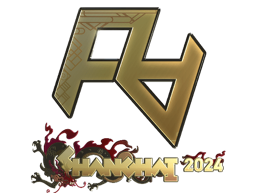Sticker | Rare Atom (Gold) | Shanghai 2024