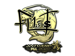 Sticker | FL1T (Gold) | Antwerp 2022