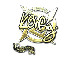 Sticker | k0nfig (Gold) | Paris 2023