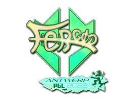 Sticker | fer (Holo) | Antwerp 2022