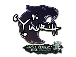 Sticker | yuurih (Glitter) | Antwerp 2022