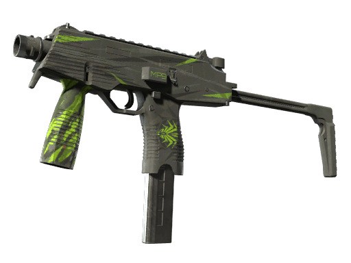 MP9 | Deadly Poison (Battle-Scarred)