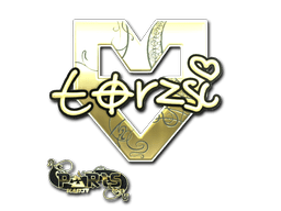 Sticker | torzsi (Gold) | Paris 2023
