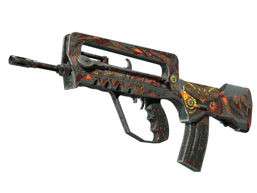 FAMAS | Eye of Athena (Battle-Scarred)