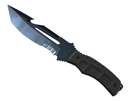 ★ StatTrak™ Survival Knife | Blue Steel (Factory New)