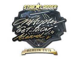 Sticker | GeT_RiGhT (Gold) | Berlin 2019