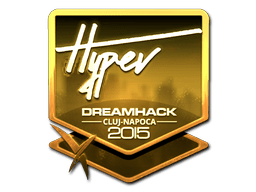 Sticker | Hyper (Gold) | Cluj-Napoca 2015